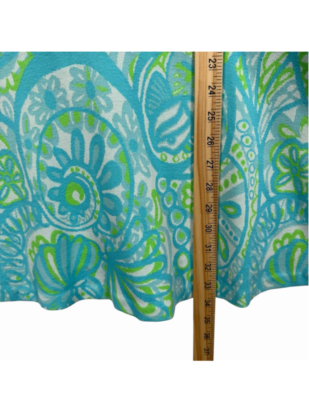 Lilly Pulitzer Janice Sheath Dress Blue Green Paisley Colorful Women's Size XS - Picture 9 of 9